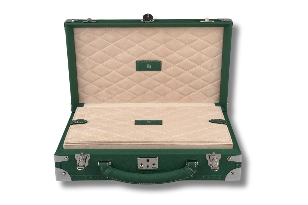 BLCK togo watch case suede interior compartments