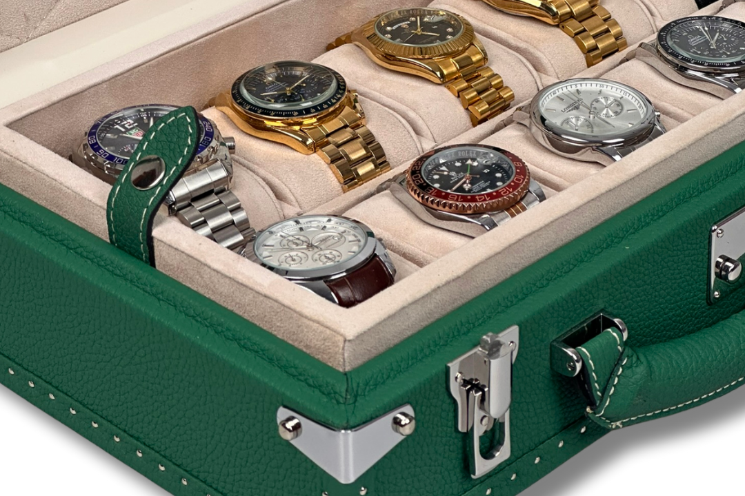 BLCK luxury watch case with watches inside
