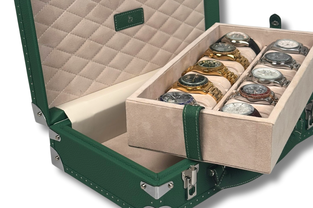 BLCK luxury watch case with watches inside