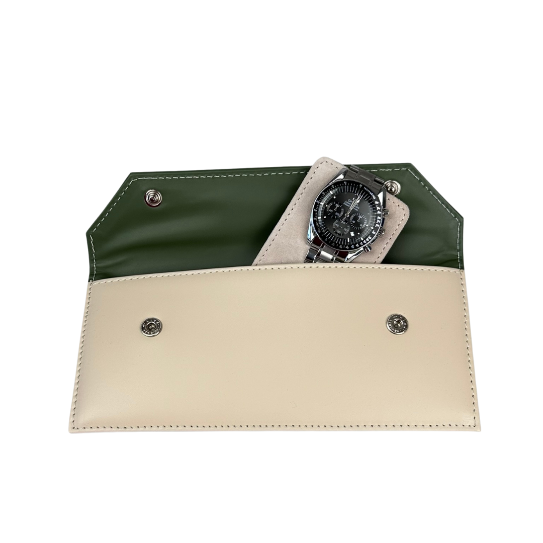 Two-Tone Watch Pouch