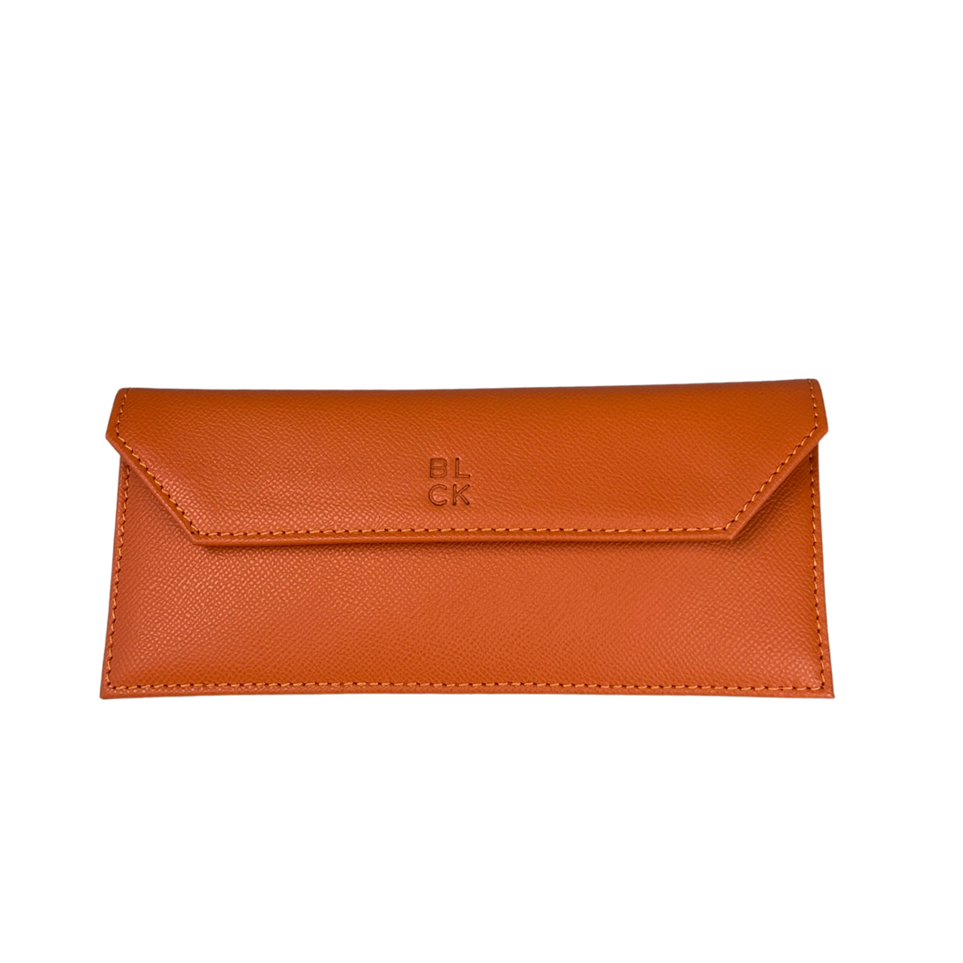 Leather Watch Pouch Orange