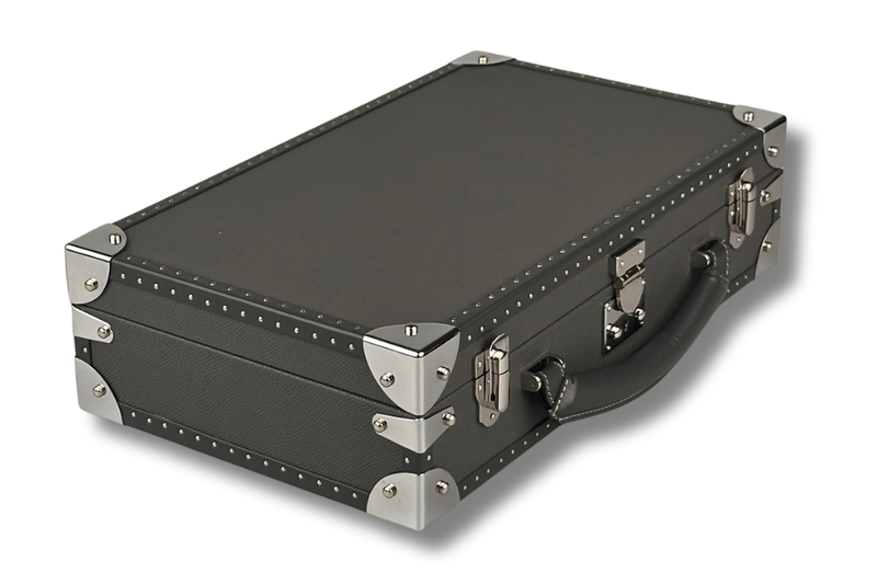 BLCK anthracite leather watch case