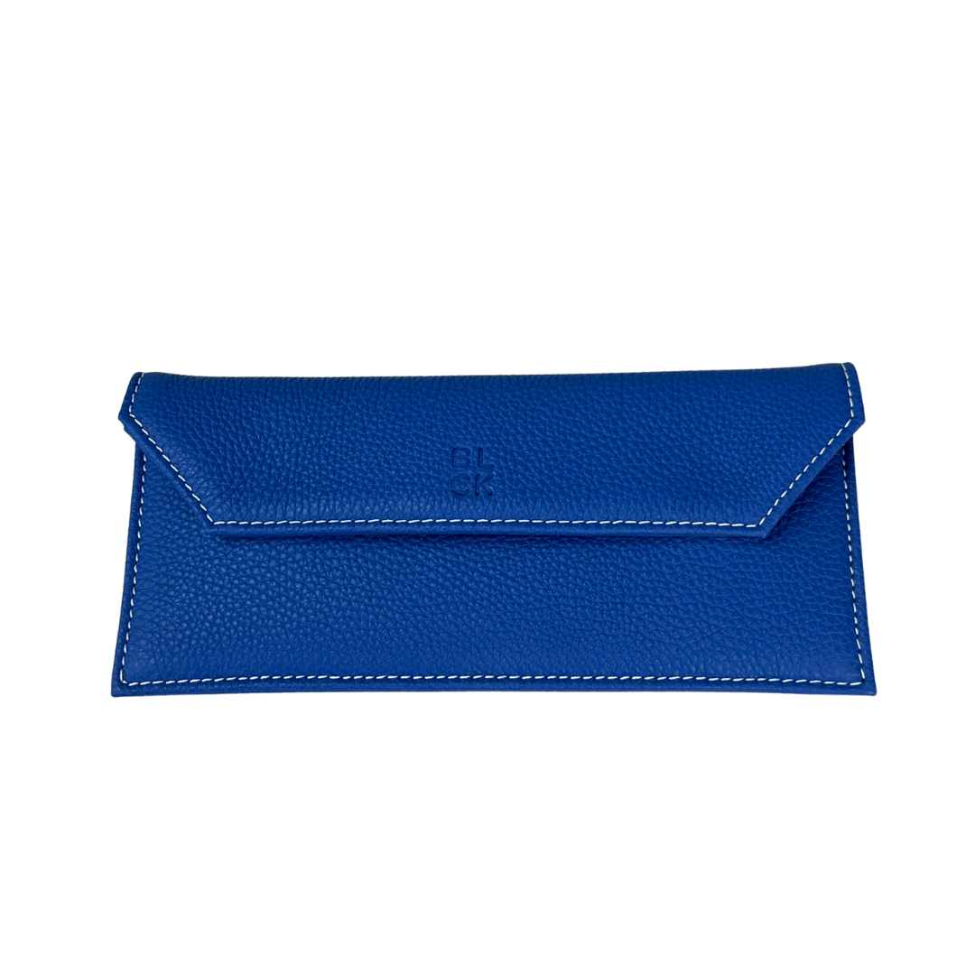 Leather Watch Pouch Blue