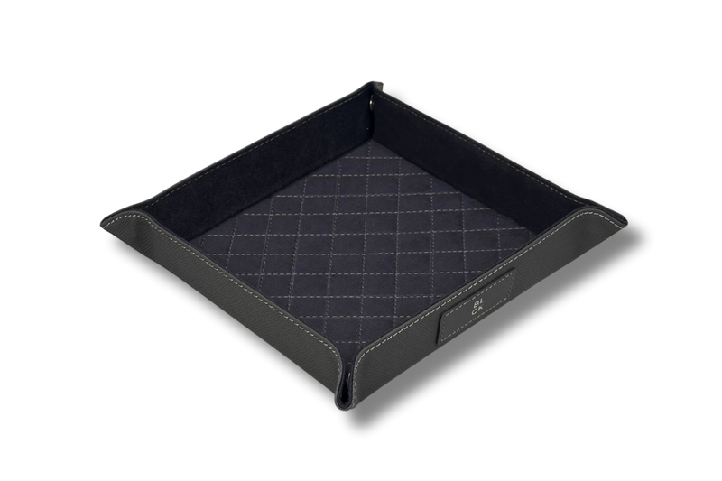 BLCK leather valet tray interior
