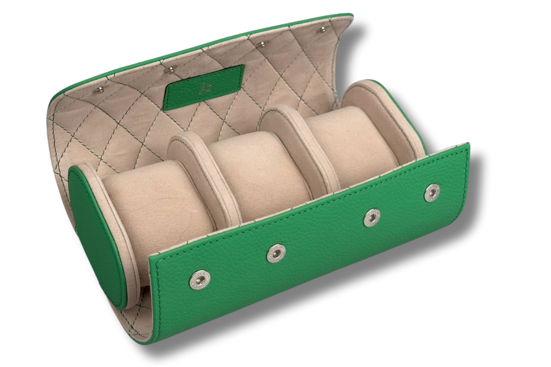 BLCK togo leather texture detail green