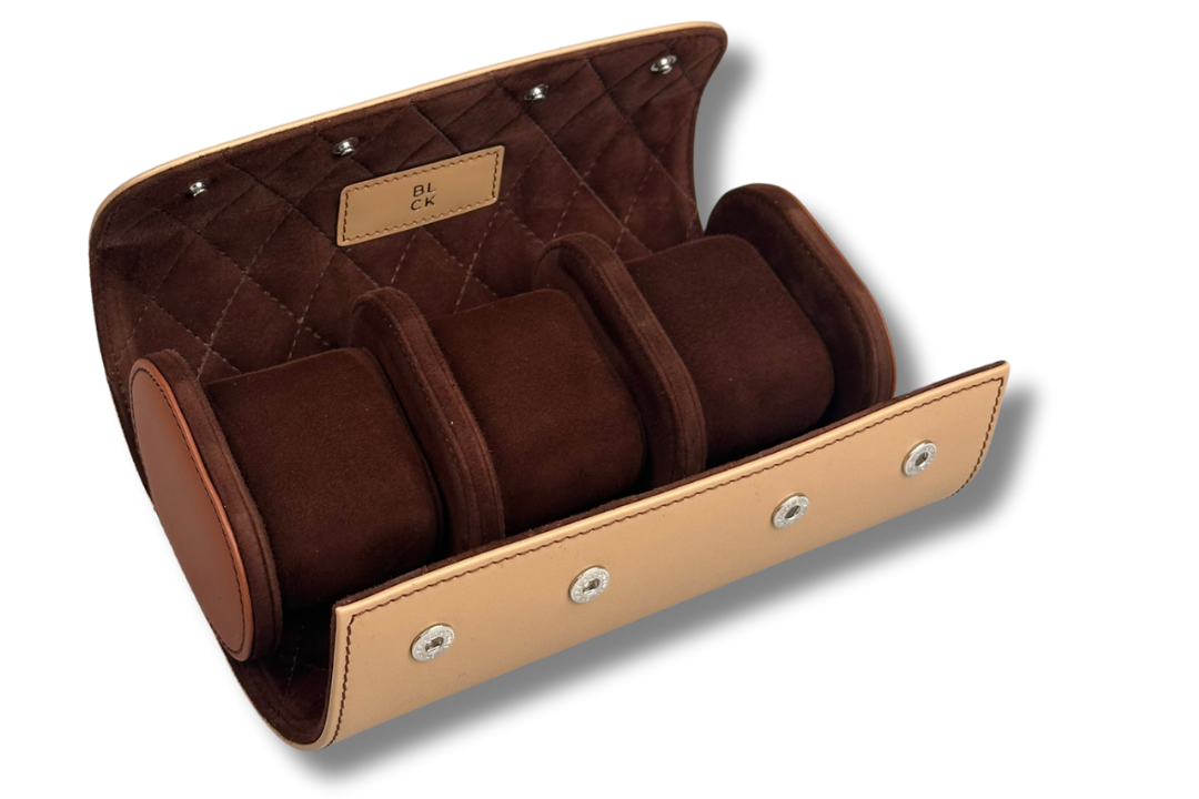 BLCK Pablo leather texture detail dark cream