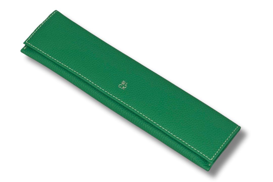 BLCK Togo Leather Watch Pouch – Green