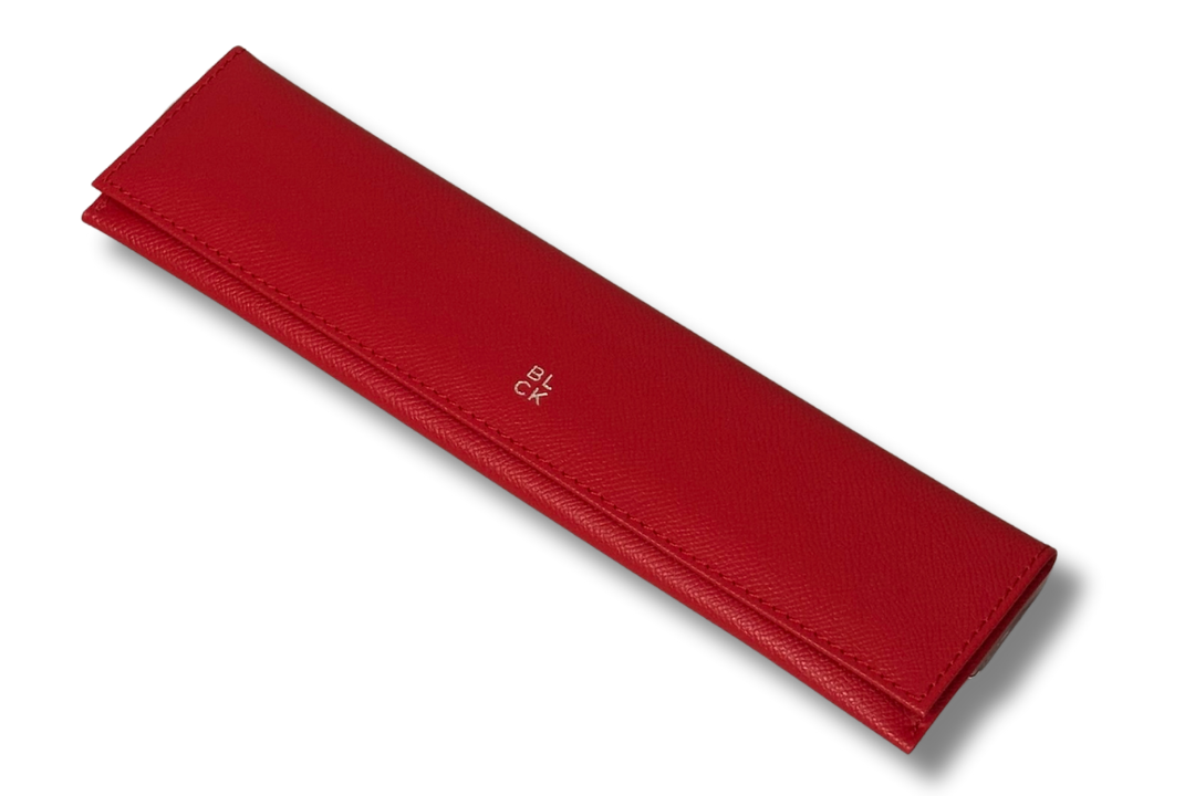 BLCK Saffiano Leather Watch Pouch – Red
