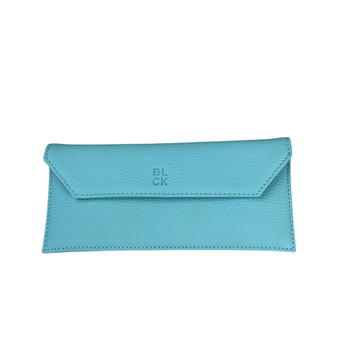 Leather Watch Pouch Light Blue