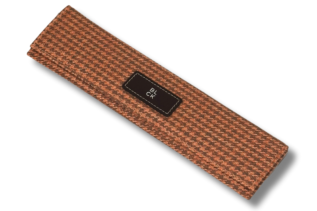 BLCK Houndstooth Watch Pouch – Tan