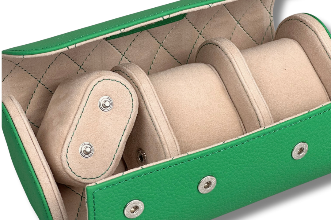 BLCK togo leather texture detail green