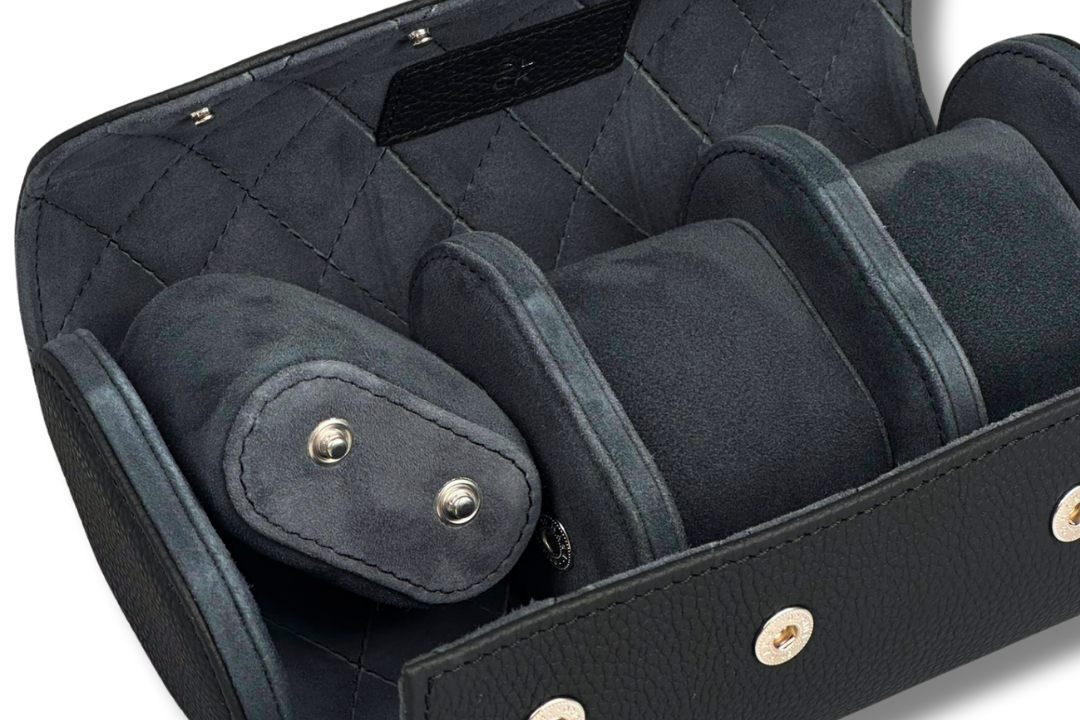 BLCK togo leather texture detail black