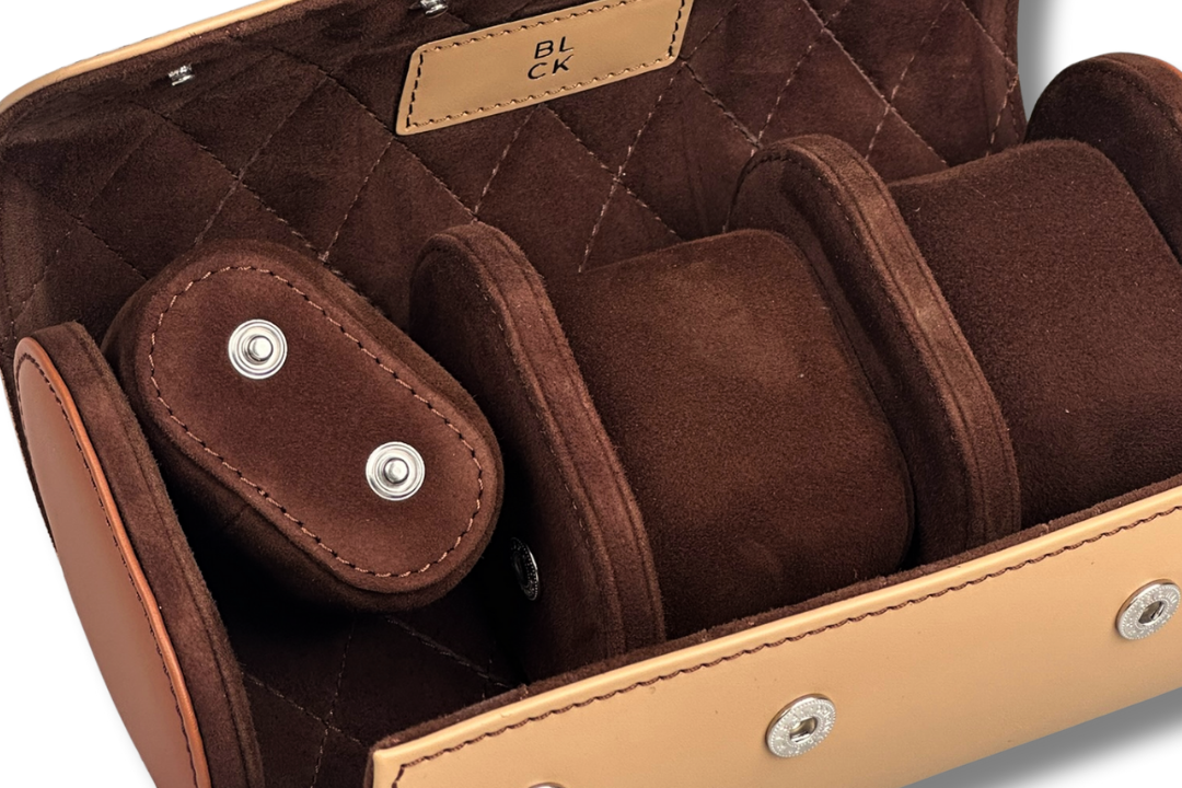 BLCK Pablo leather texture detail dark cream