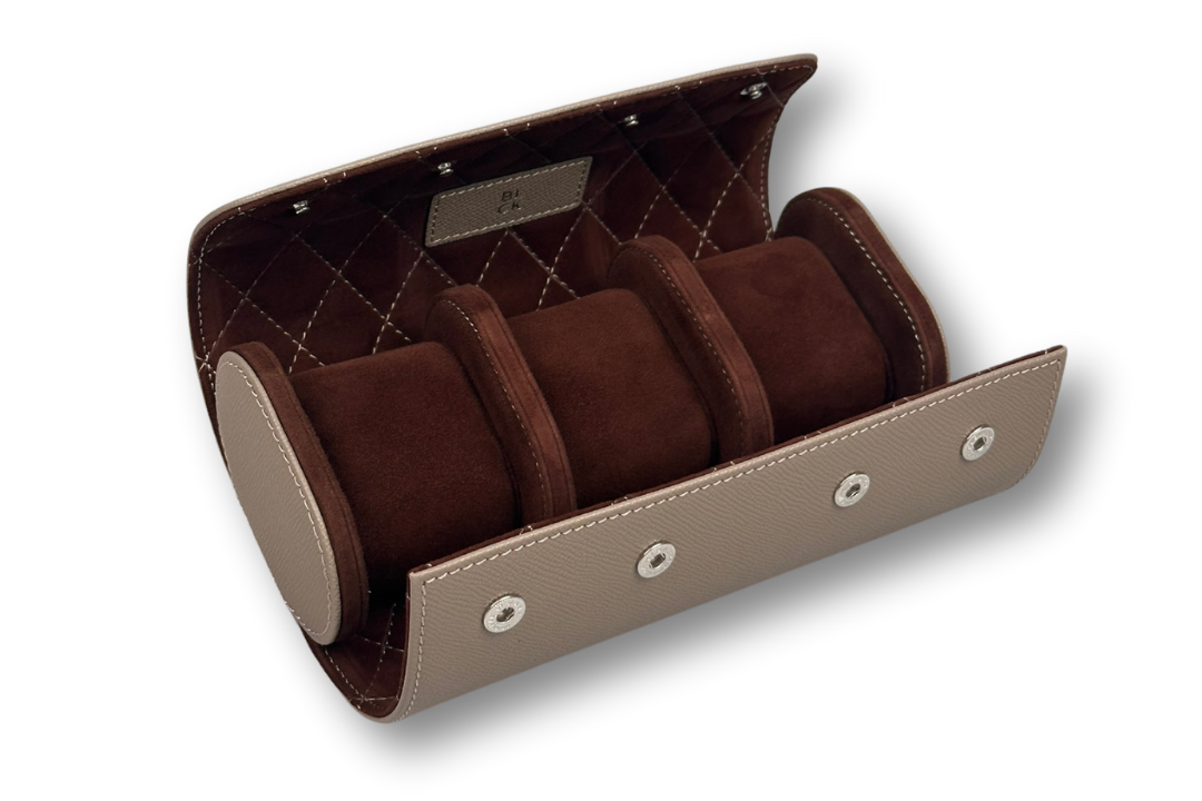 BLCK saffiano leather texture detail mink