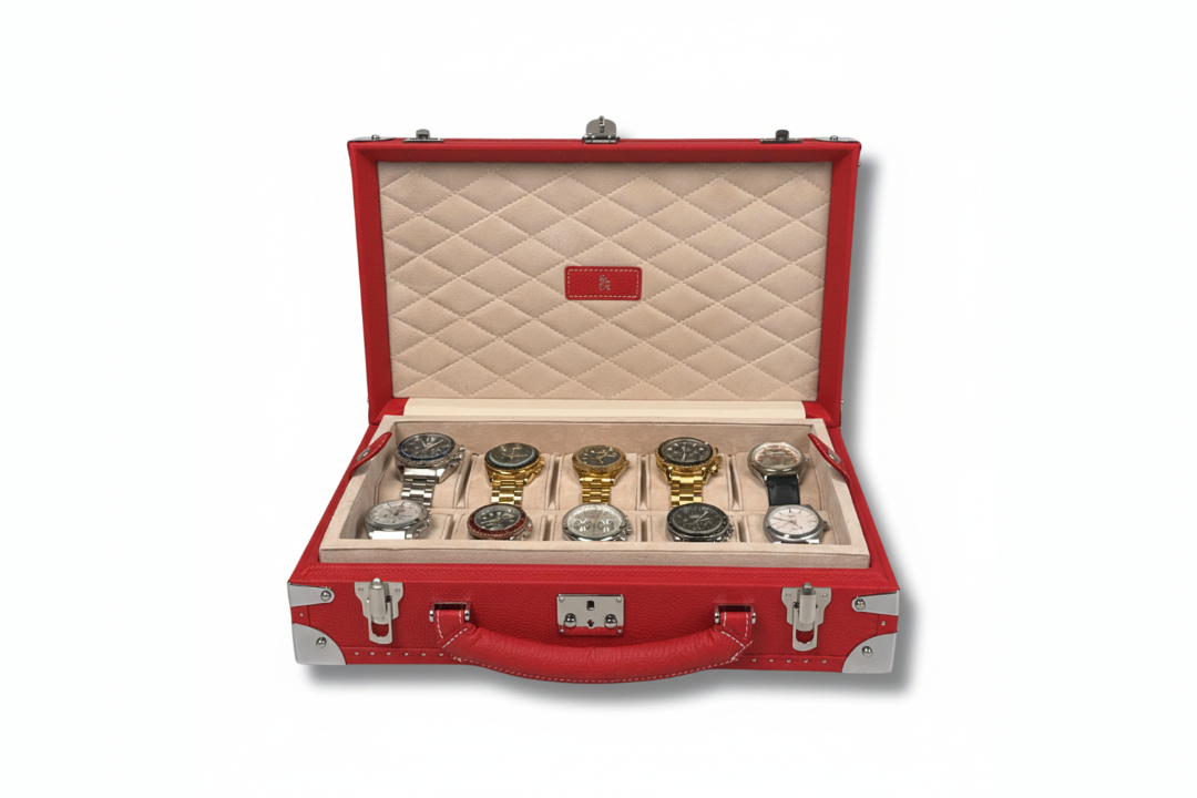 BLCK luxury watch case with watches inside